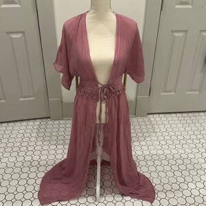 L Love kimono cardigan